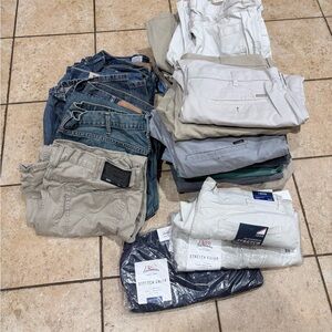 Men's Blue Jeans and chino/khakis
